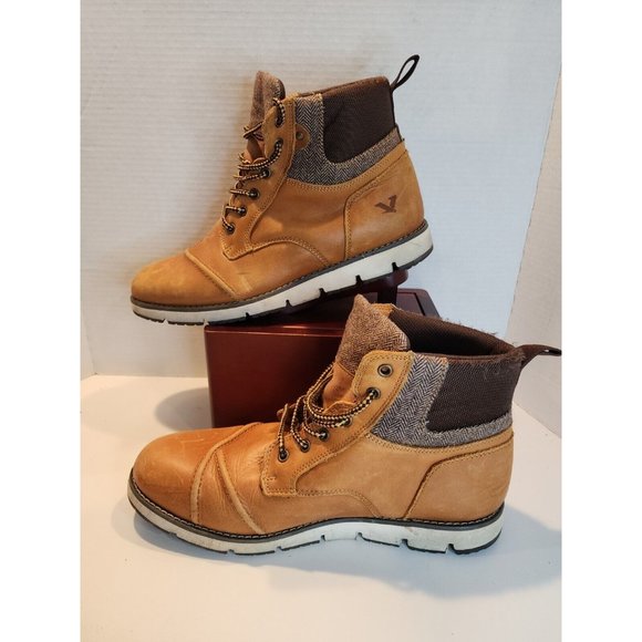 MEN'S TERRITORY SZ 13 HICKING HIP-HOP ANKLE BOOT GENUINE LEATHER # 003810 CHUKKA - Picture 2 of 9